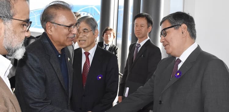 President Arif Alvi reaches Japan on five-day visit