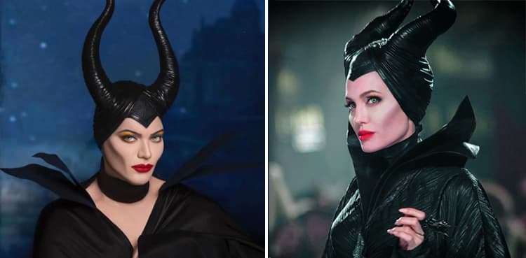 Pakistani makeup artist recreates Angelina Jolie's 'Maleficent 2' look