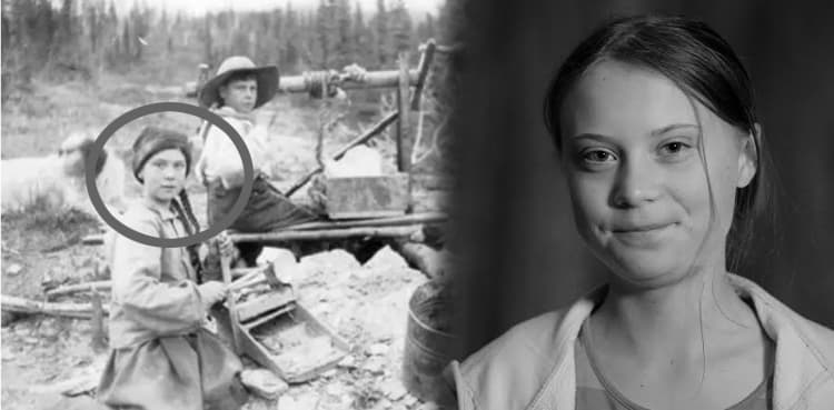 Is climate activist Greta Thunberg a time traveller?