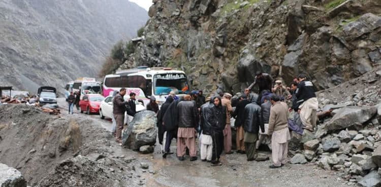 Earthquake: Landslides block Karakoram Highway, disrupt Optic Fiber link