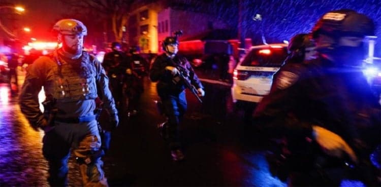 Six dead, including a cop and two suspects, in New Jersey shooting