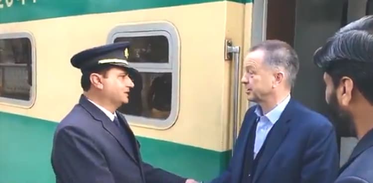 'Amazing experience': German envoy shares video of Islamabad-Karachi train journey