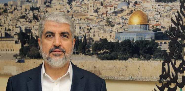 Hamas' Meshaal says Palestinians working to foil Trump plan