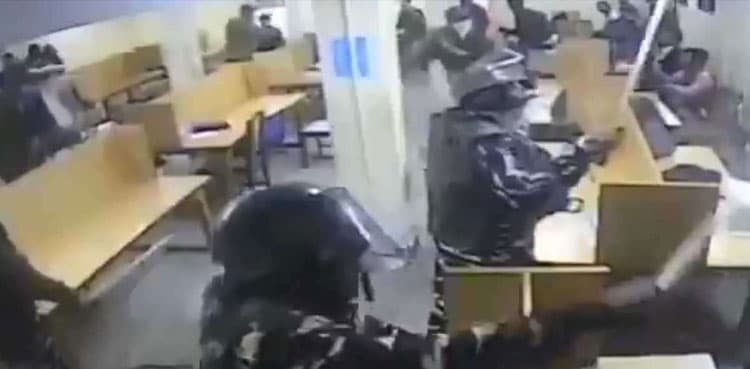 CCTV footage shows Delhi Police assaulting students in library