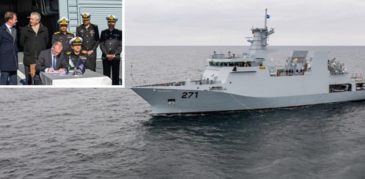 State of art 'Yarmook' vessel inducted into Pak Navy