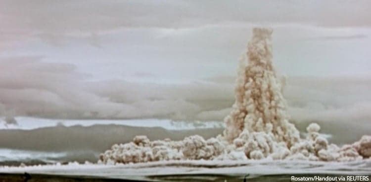 Russia releases secret footage of 1961 'Tsar Bomba' hydrogen blast