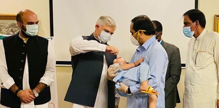 CM Mahmood inaugurates anti-polio campaign in Khyber Pakhtunkhwa