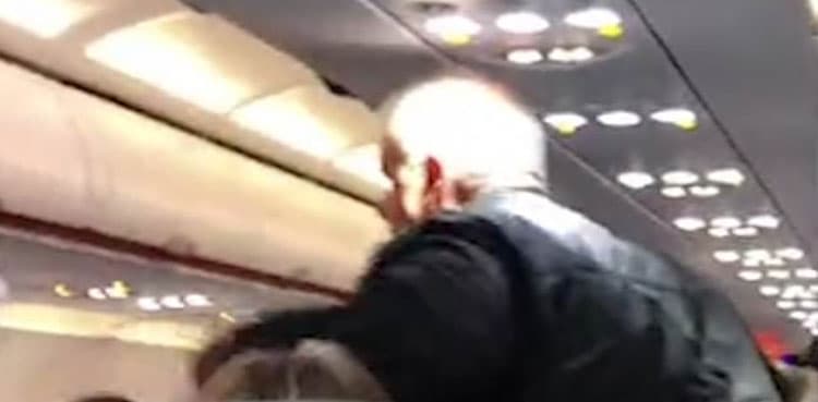 Woman slaps husband mid-flight, video goes viral