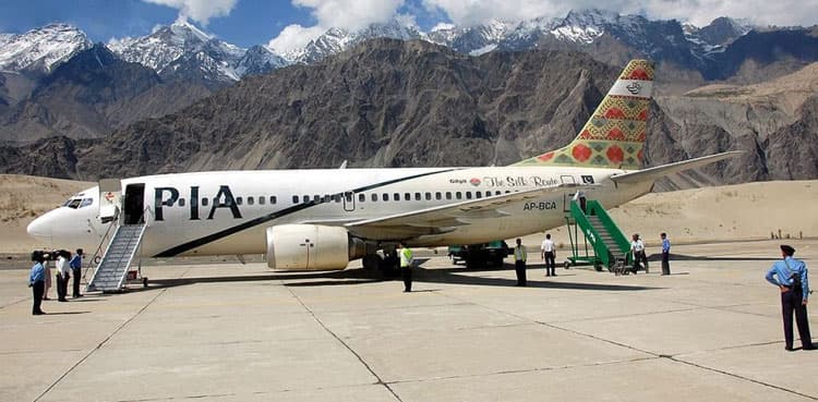 In a first, PIA direct flight from Karachi lands in Skardu