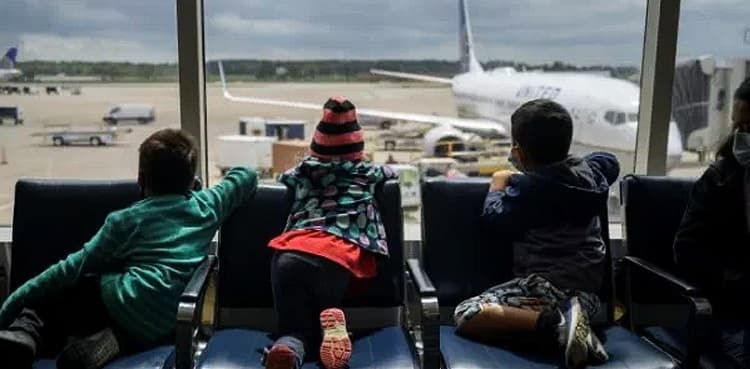 For migrants, US journey ends with sigh of relief on a plane