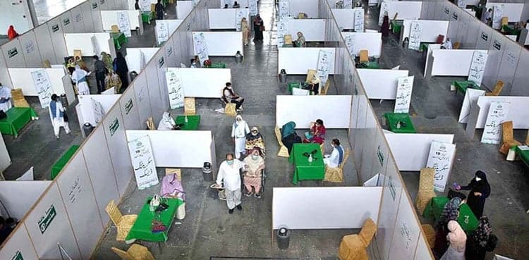 24-hour mega vaccination centre at Expo Centre Karachi becomes operational