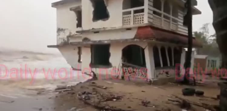 Cyclone Tauktae: Video shows house collapsing into sea in India's Kerala