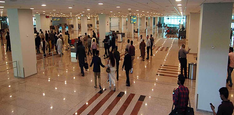 Dr Faisal reviews COVID-19 screening process at Islamabad airport