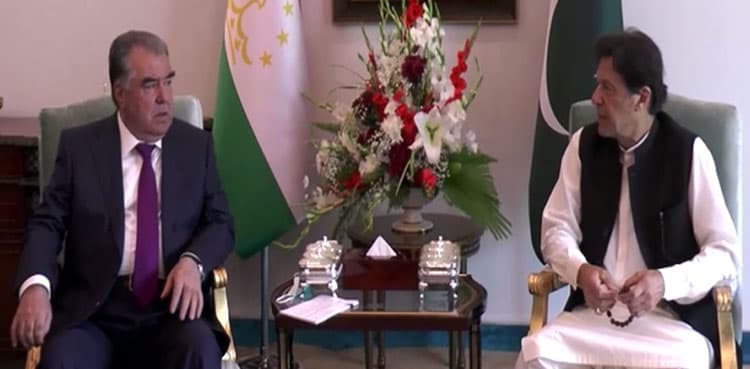 PM Imran Khan, Tajik president discuss bilateral relations