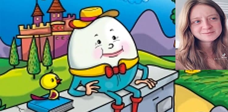 TikToker explains dark truth behind 'Humpty Dumpty' nursery rhyme