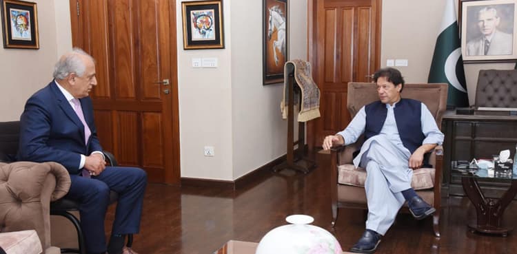 PM Khan, US special envoy Zalmay discuss Afghan conflict as it unfolds