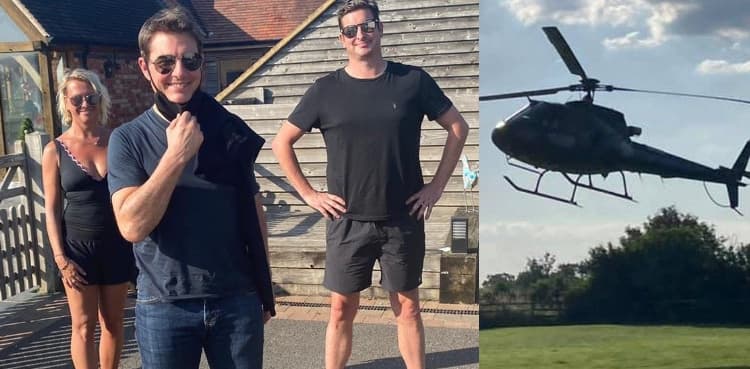 Tom Cruise lands helicopter in family's yard amid 'Mission: Impossible' shoot
