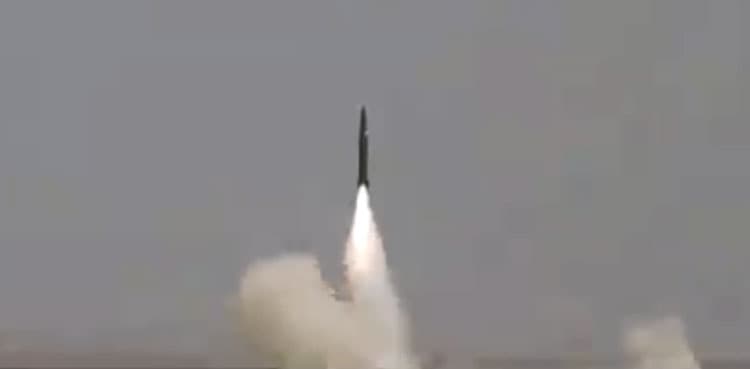 Pakistan successfully test-fires surface to surface Ghaznavi ballistic missile