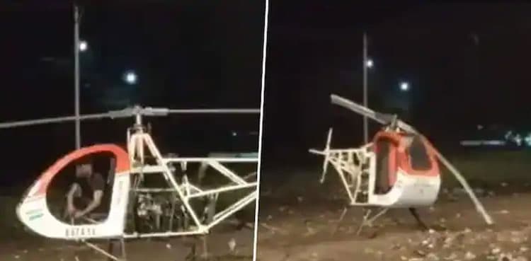 Man dies after helicopter blade falls on his head during test fly
