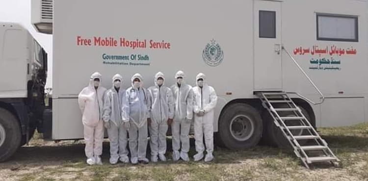12 mobile hospitals converted into Covid vaccination units in Sindh