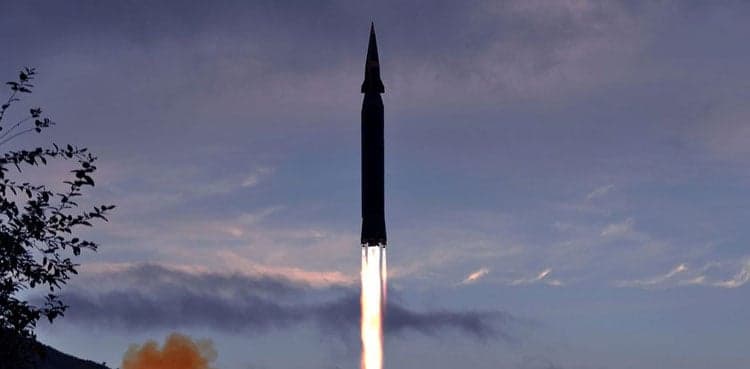 North Korea fires two short-range ballistic missiles into the sea