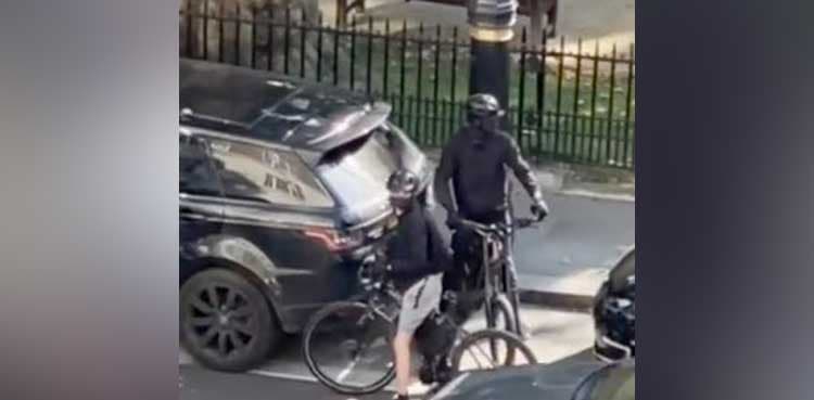 Thieves filmed breaking into England Rugby star's car
