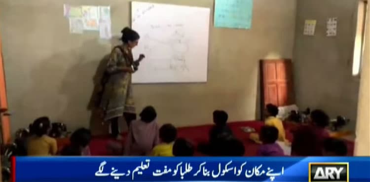 Couple dedicates home to poor children's education, skill development