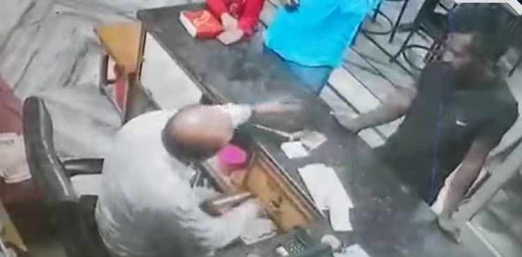 Disturbing video: Hotel owner dies of heart attack in front of customers