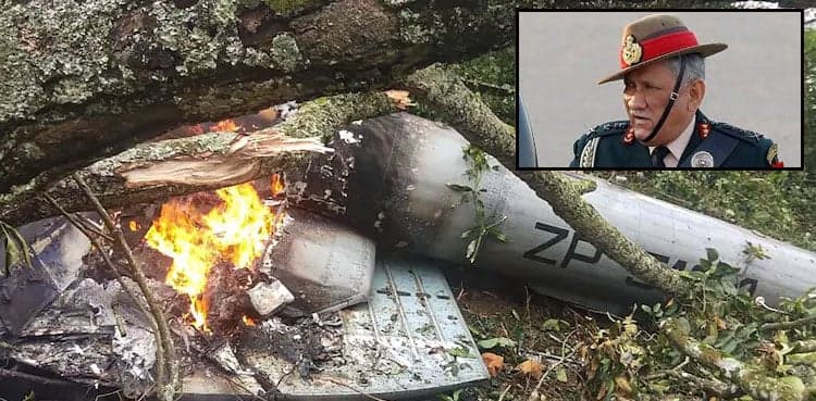 Indian defence chief Gen Bipin Rawat among 13 dead in helicopter crash