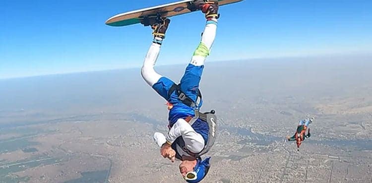 Viral: Man sets unique world record of helicopter spins