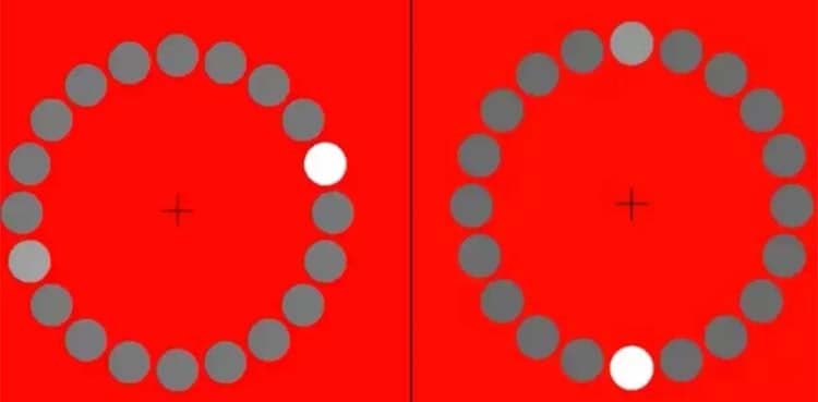Optical illusion involving moving white dot goes viral