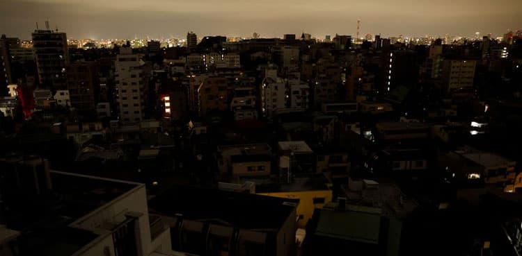 Earthquake jolts Japan's northeast coast, cuts power in Tokyo