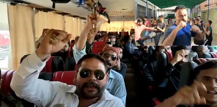 PTI rally: Self-defense squad from Karachi leaves for Islamabad