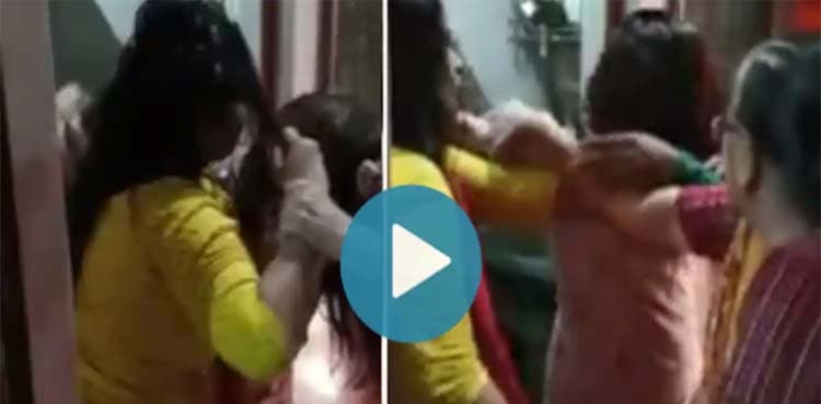 Viral video: Woman thrashes mother-in-law, sister-in-law