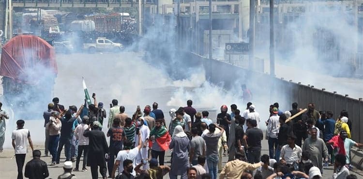 PTI's Azadi March: IG Punjab seeks report on use of excessive police force