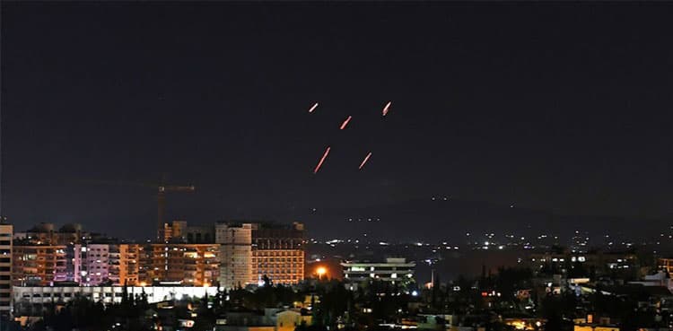 Syria intercepts Israeli missiles: state media