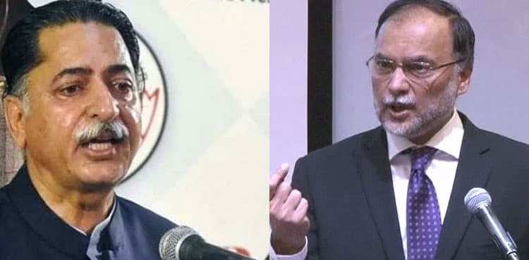 Ahsan Iqbal advises Javed Latif against using 'religion card' in politics