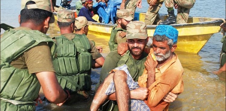 Pakistan Army troops requisitioned in Punjab for flood relief activities as India releases water
