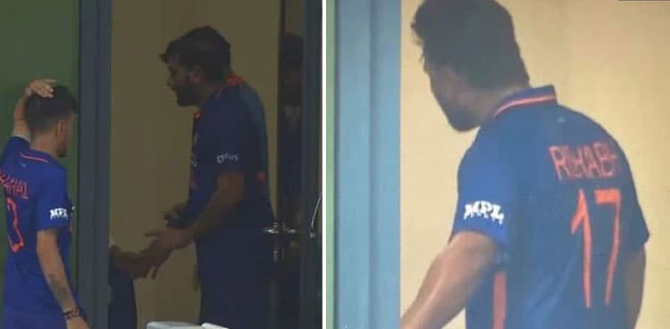 Video: Rohit Sharma angry at Rishabh Pant for poor shot selection