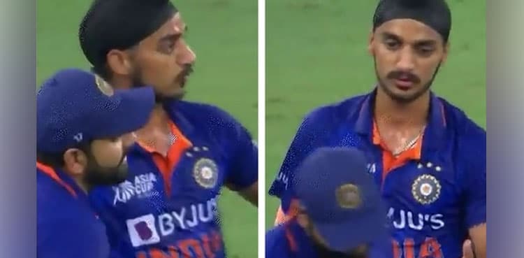 Rohit Sharma refuses to help pacer Arshdeep Singh, video goes viral