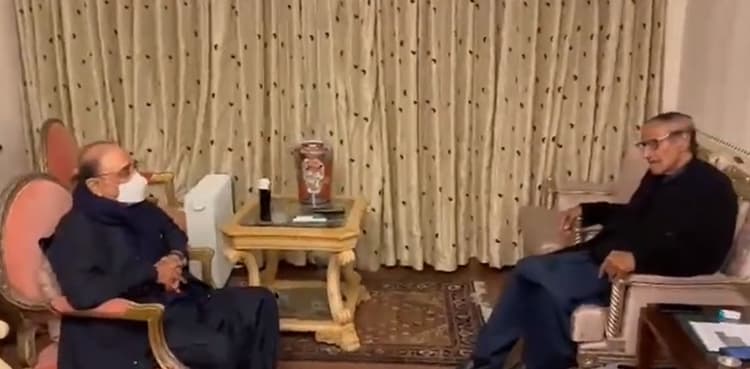 Asif Ali Zardari meets Chaudhry Shujaat Hussain