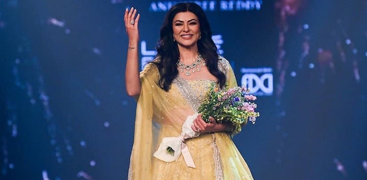 Sushmita Sen gets back on ramp - days after heart attack