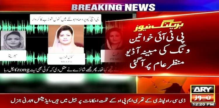 Alleged audio leak reveals PTI female workers' 'involvement' in GHQ attack
