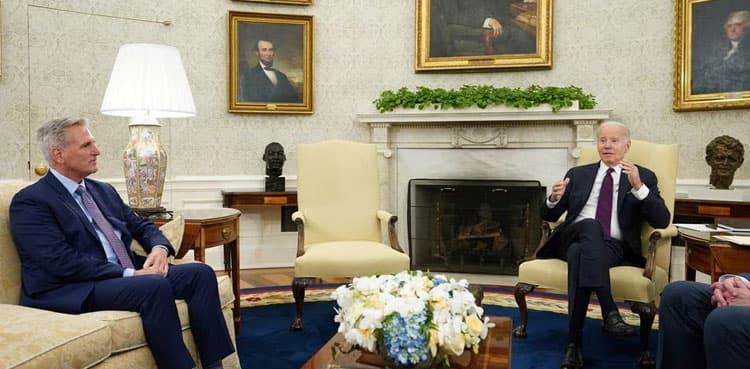 Joe Biden, McCarthy divided over debt ceiling but talks continue