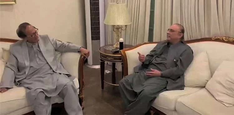 Asif Ali Zardari, Chaudhry Shujaat discuss political situation