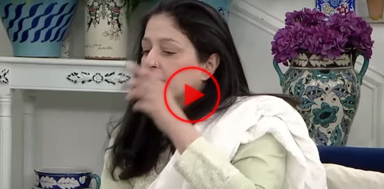 Nadia Jamil breaks down into tears on live tv