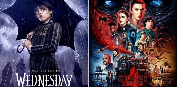 'Wednesday' takes over 'Stranger Things' record on Netflix