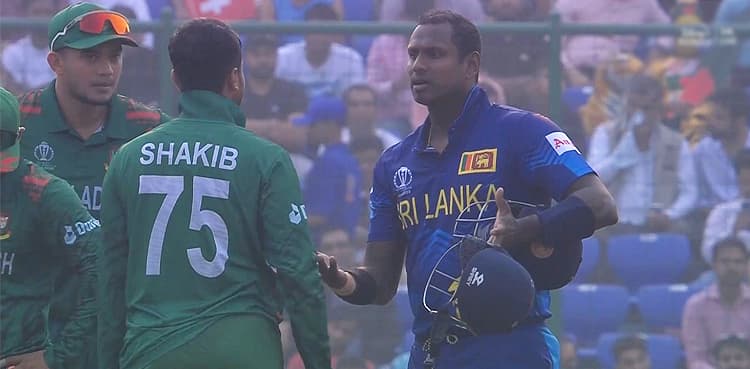 Why Angelo Mathews was dismissed before facing a ball