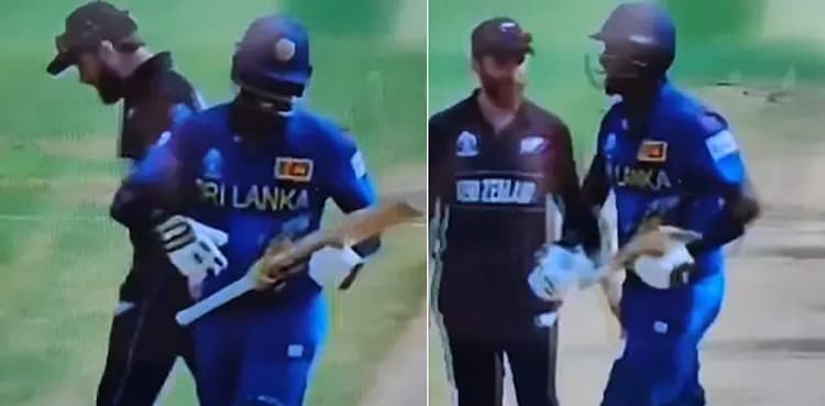 Watch: Kane Williamson, Trent Boult engage in funny banter with Angelo Mathews