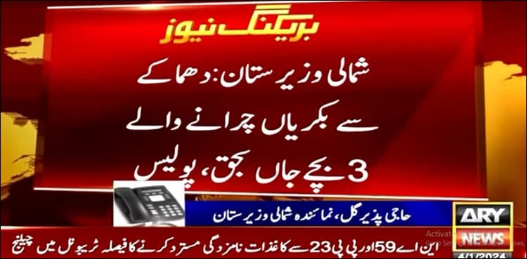 North Waziristan landmine blast claims lives of three shepherd children